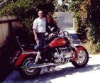 Test ride after motorcycle show April 2000